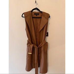 Andrew Marc Brown Sleeveless Vest